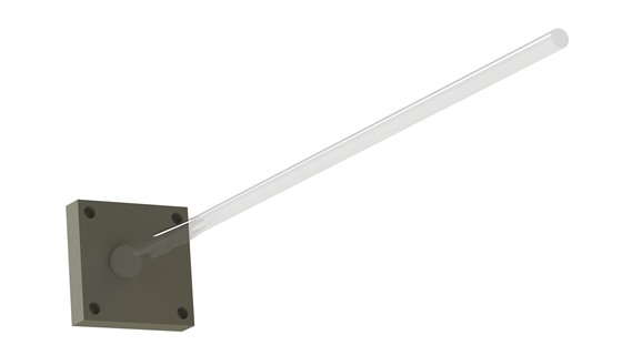 A polyrod directional antenna using dielectric waveguide