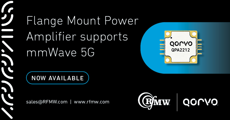 with 10 Watts of linear power, the QPA2212 operates from 27.5 to 31 GHz with 22 dB small signal gain