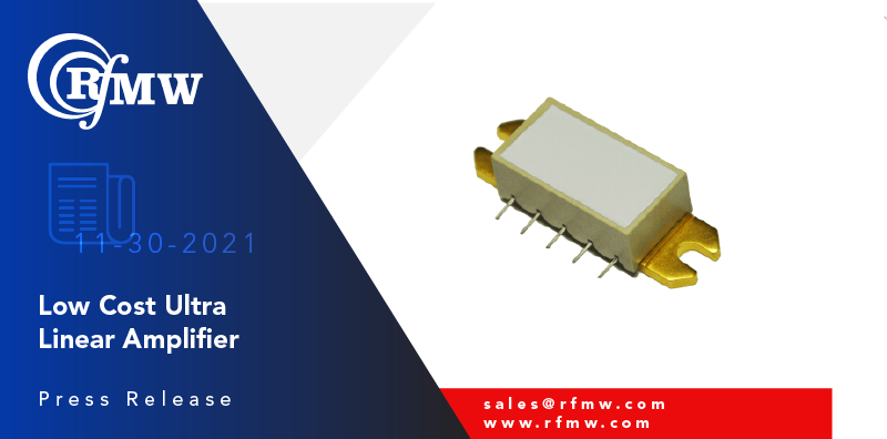 The ASC523 from Amplifier Solutions Corporation is a 2 to 250 MHz ultra-linear amplifier
