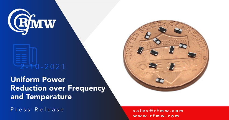 API Technologies Powerfilm, PCA3060 series of fixed attenuators operate to 30 GHz handling 1W of power.