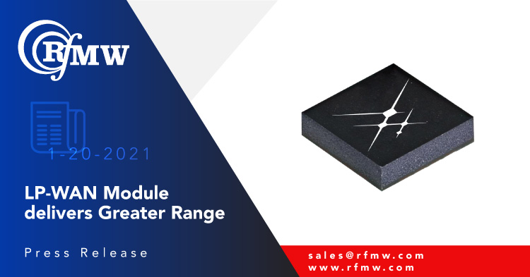 The SKY66121-11 front-end module provides greater than four times range extension at 169-170 MHz